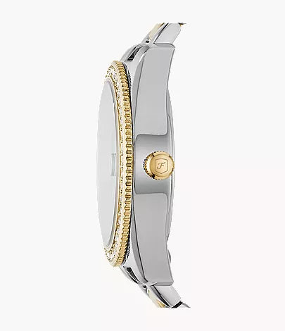 Scarlette 33mm Three-Hand Date Two-Tone Stainless Steel Watch