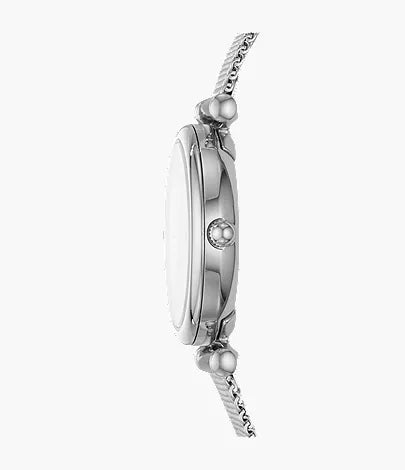 Carlie Mini 28mm Three-Hand Stainless Steel Watch