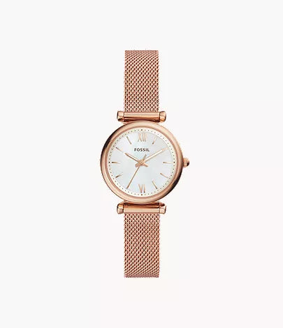 Carlie Mini 28mm Three-Hand Stainless Steel Watch H9