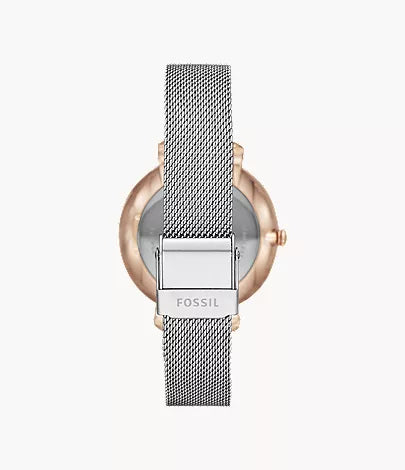 Jacqueline 36mm Three-Hand Date Stainless Steel Watch