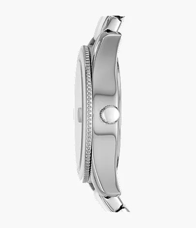 Scarlette 33mm Three-Hand Date Stainless Steel Watch
