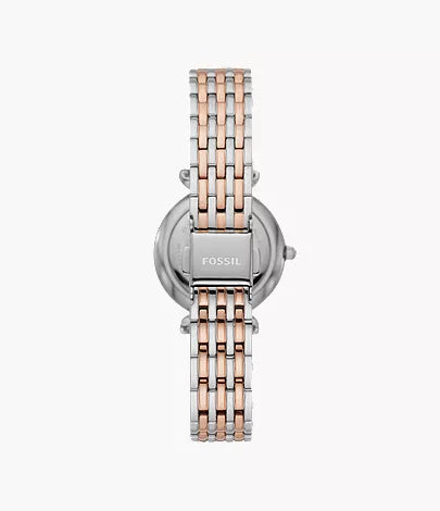 Carlie Mini 28mm Three-Hand Two-Tone Stainless Steel Watch