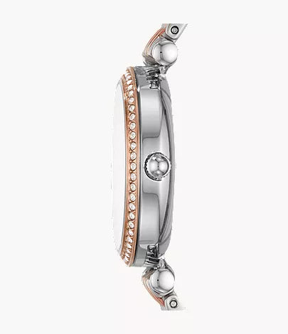 Carlie Mini 28mm Three-Hand Two-Tone Stainless Steel Watch