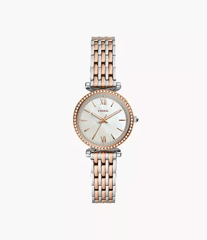 Carlie Mini 28mm Three-Hand Two-Tone Stainless Steel Watch