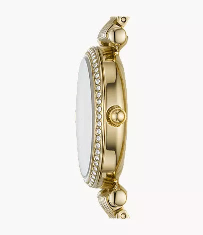 Carlie Mini 28mm Three-Hand Gold-Tone Stainless Steel Watch