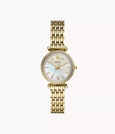 Carlie Mini 28mm Three-Hand Two-Tone Stainless Steel Watch K6