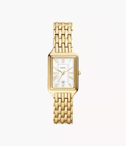 Raquel 23mm Three-Hand Date Gold-Tone Stainless Steel Watch