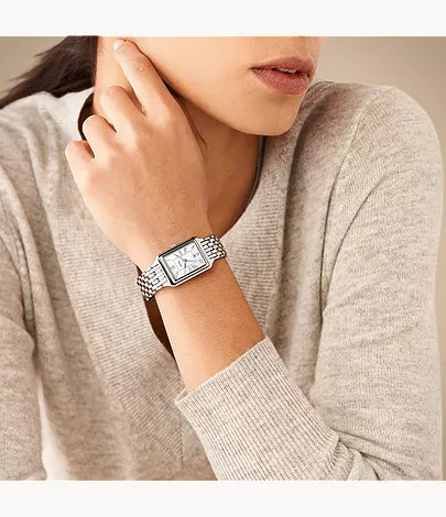 Raquel 23mm Three-Hand Date Stainless Steel Watch