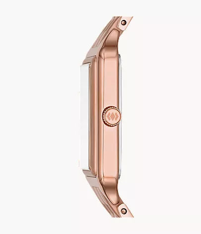 Raquel 23mm Three-Hand Date Rose Gold-Tone Stainless Steel Watch