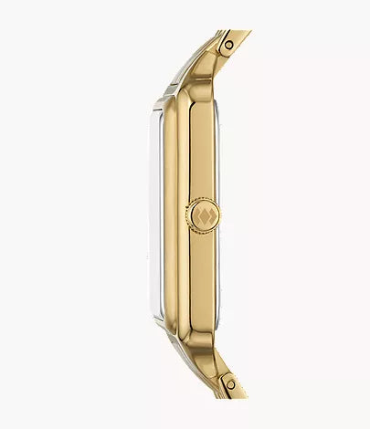 Raquel 26mm Three-Hand Date Gold-Tone Stainless Steel Watch