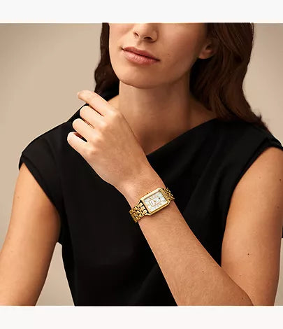 Raquel 26mm Three-Hand Date Gold-Tone Stainless Steel Watch