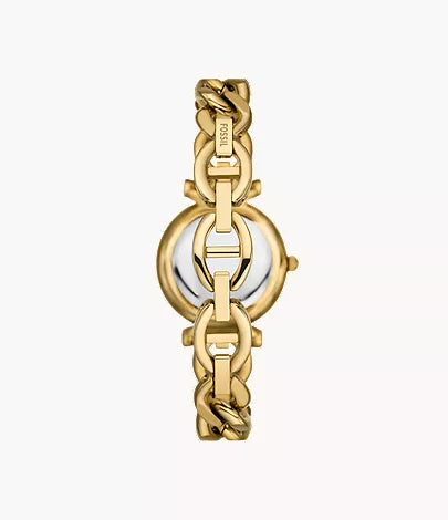 Carlie Mini 28mm Three-Hand Gold-Tone Stainless Steel Watch