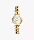 Carlie Mini 28mm Three-Hand Gold-Tone Stainless Steel Watch