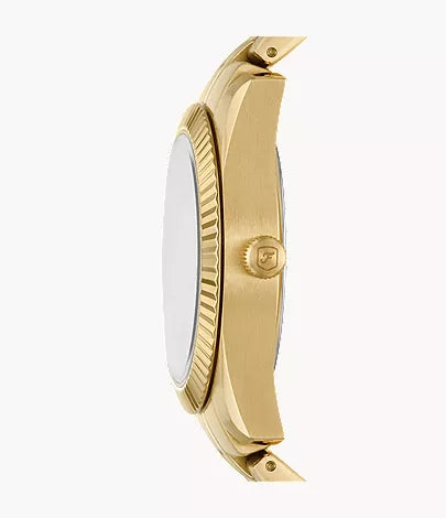 Scarlette 33mm Three-Hand Date Gold-Tone Stainless Steel Watch