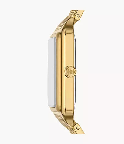 Raquel 26mm Three-Hand Date Gold-Tone Stainless Steel Watch