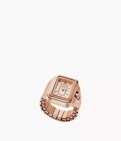 Raquel Watch Ring 14mm Two-Hand Gold-Tone Stainless Steel H0