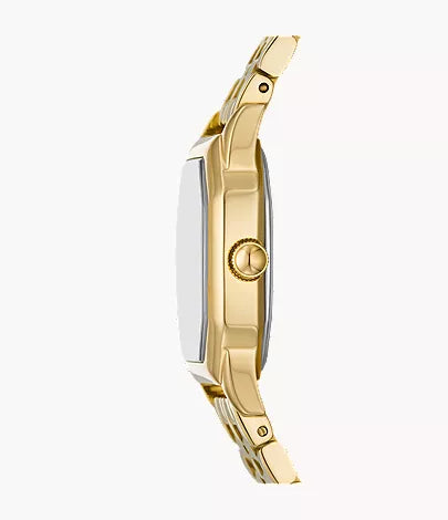 Harlow 27mm Three-Hand Gold-Tone Stainless Steel Watch