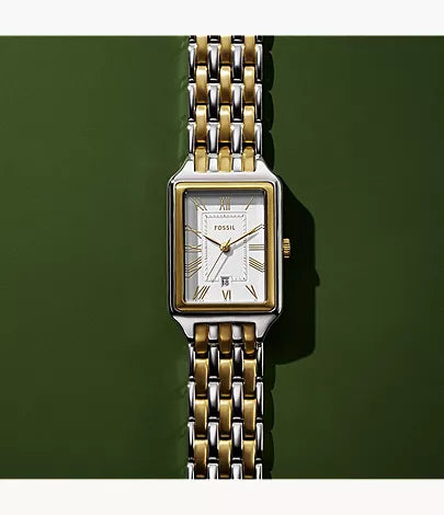 Raquel 23mm Three-Hand Date Two-Tone Stainless Steel Watch