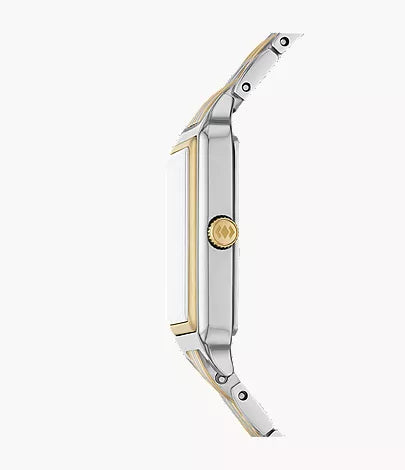 Raquel 23mm Three-Hand Date Two-Tone Stainless Steel Watch and Bracelet Set