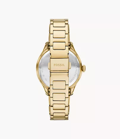Gilmore 38mm Three-Hand Date Gold-Tone Stainless Steel Watch