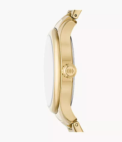 Gilmore 38mm Three-Hand Date Gold-Tone Stainless Steel Watch