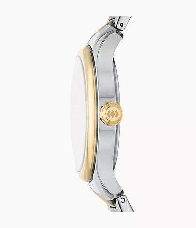 Gilmore 38mm Three-Hand Date Two-Tone Stainless Steel Watch