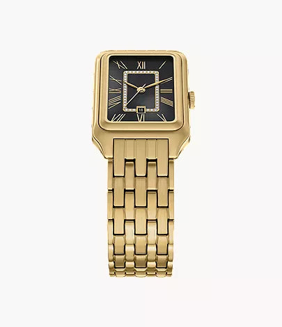 Raquel 26mm Three-Hand Date Gold-Tone Stainless Steel Watch