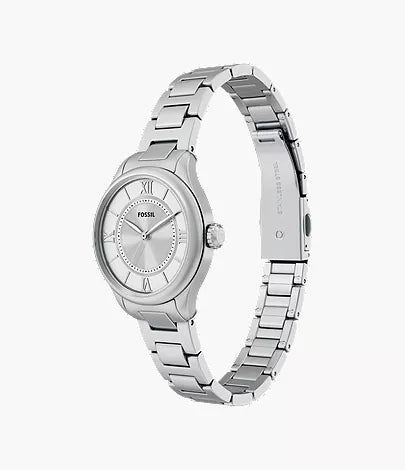 Gilmore 28mm Three-Hand Stainless Steel Watch