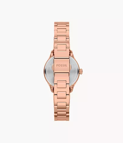 Gilmore 28mm Three-Hand Rose Gold-Tone Stainless Steel Watch