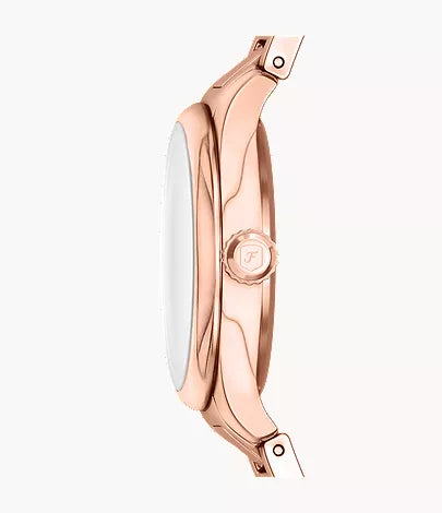 Gilmore 28mm Three-Hand Rose Gold-Tone Stainless Steel Watch