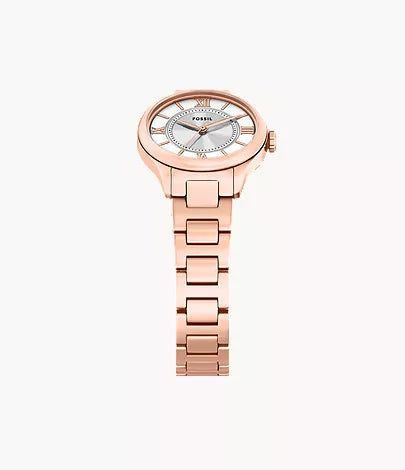 Gilmore 28mm Three-Hand Rose Gold-Tone Stainless Steel Watch