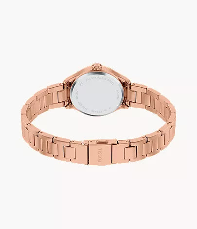 Gilmore 28mm Three-Hand Rose Gold-Tone Stainless Steel Watch