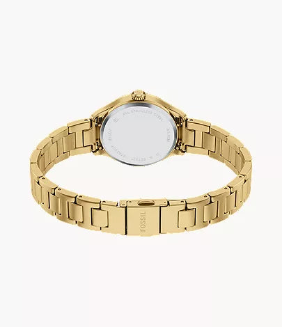 Gilmore 28mm Three-Hand Gold-Tone Stainless Steel Watch
