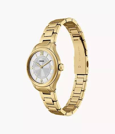 Gilmore 28mm Three-Hand Gold-Tone Stainless Steel Watch