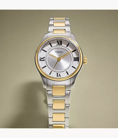 Gilmore 28mm Three-Hand Two-Tone Stainless Steel Watch