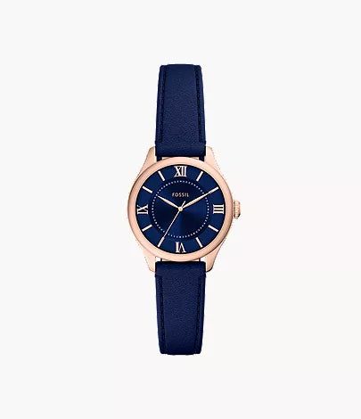 Gilmore 28mm Three-Hand Brown Leather Watch J6