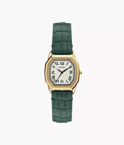 Harlow 27mm Three-Hand Medium Brown Leather Watch Z1