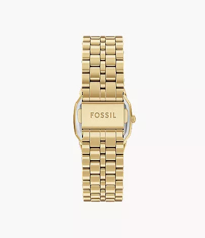 Harlow 27mm Three-Hand Gold-Tone Stainless Steel Watch