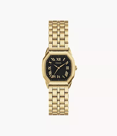 Harlow 27mm Three-Hand Gold-Tone Stainless Steel Watch