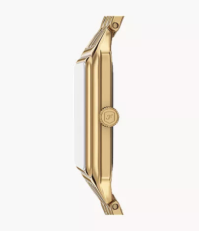 Raquel 23mm Three-Hand Date Gold-Tone Stainless Steel Watch