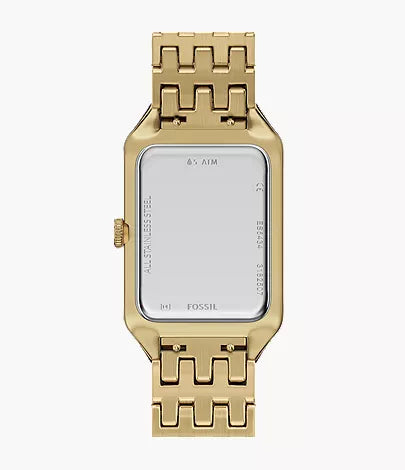 Raquel 23mm Three-Hand Date Gold-Tone Stainless Steel Watch