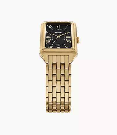 Raquel 23mm Three-Hand Date Gold-Tone Stainless Steel Watch