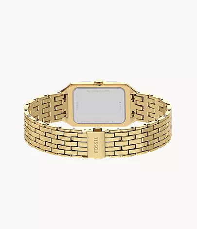 Raquel 23mm Three-Hand Date Gold-Tone Stainless Steel Watch