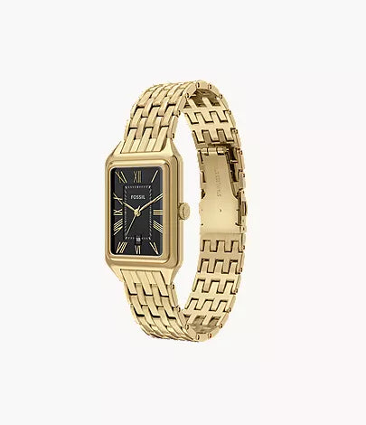 Raquel 23mm Three-Hand Date Gold-Tone Stainless Steel Watch