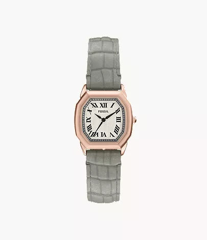 Harlow 27mm Three-Hand Medium Brown Leather Watch Z1