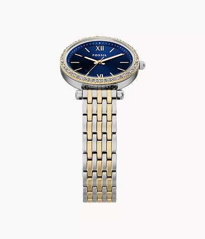 Carlie Mini 28mm Three-Hand Two-Tone Stainless Steel Watch