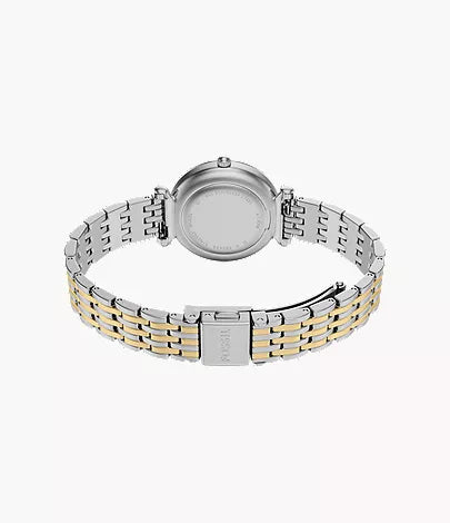 Carlie Mini 28mm Three-Hand Two-Tone Stainless Steel Watch