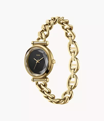 Carlie Mini 28mm Three-Hand Gold-Tone Stainless Steel Watch