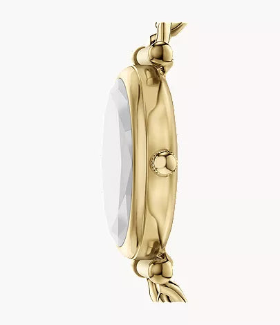Carlie Mini 28mm Three-Hand Gold-Tone Stainless Steel Watch