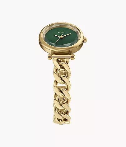 Carlie Mini 28mm Three-Hand Gold-Tone Stainless Steel Watch